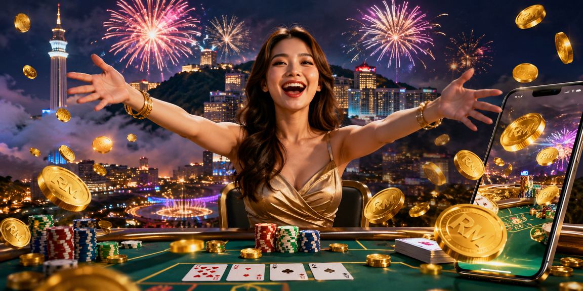 Pemandangan Genting Highlands dan permainan Baccarat dalam suasana santai